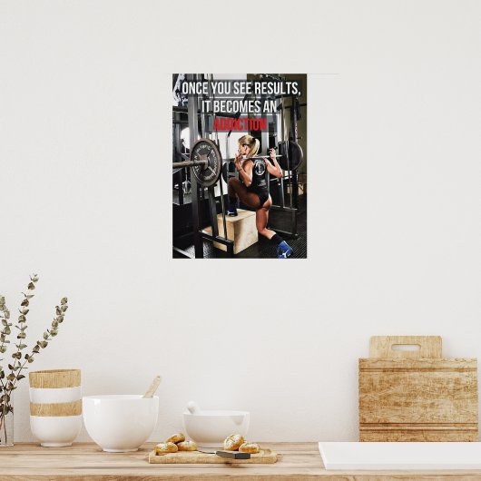 Poster Motivation de l'entraînement (Cuisine)