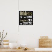 Poster Motivation de l'entraînement (Cuisine)