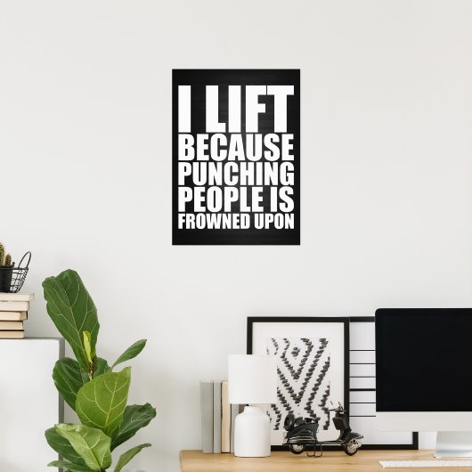 Poster Motivation de l'entraînement (Bureau à domicile)