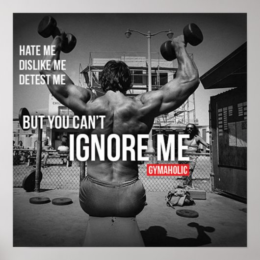 Poster Motivation de l'entraînement (Devant)