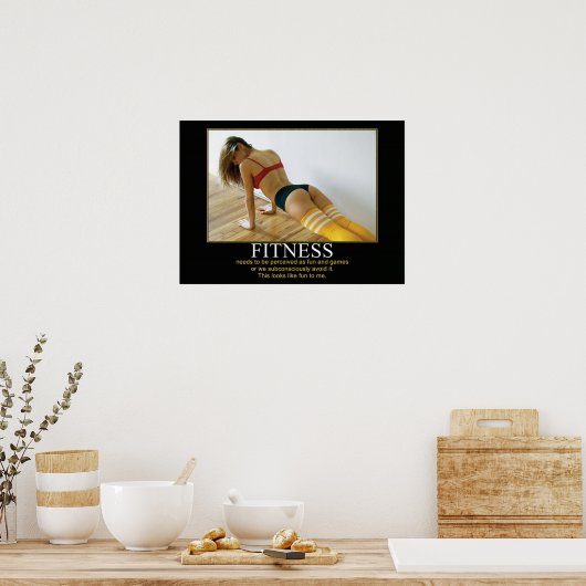 Poster Motivation de l'entraînement (Cuisine)