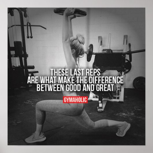 Poster Motivation de l'entraînement (Devant)