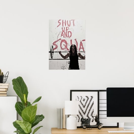 Poster Motivation de l'entraînement (Bureau à domicile)