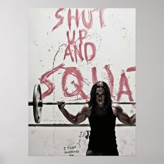 Poster Motivation de l'entraînement (Devant)