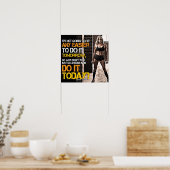 Poster Motivation de l'entraînement (Cuisine)