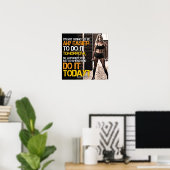 Poster Motivation de l'entraînement (Bureau à domicile)