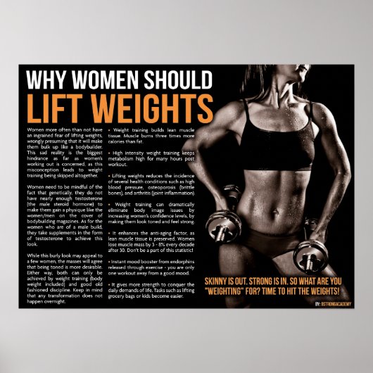 Poster Motivation de l'entraînement (Devant)