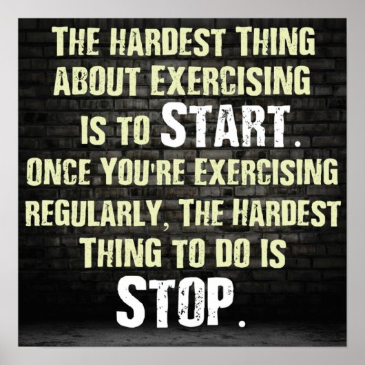 Poster Motivation de l'entraînement (Devant)