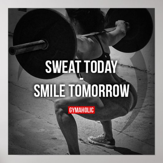 Poster Motivation de l'entraînement (Devant)