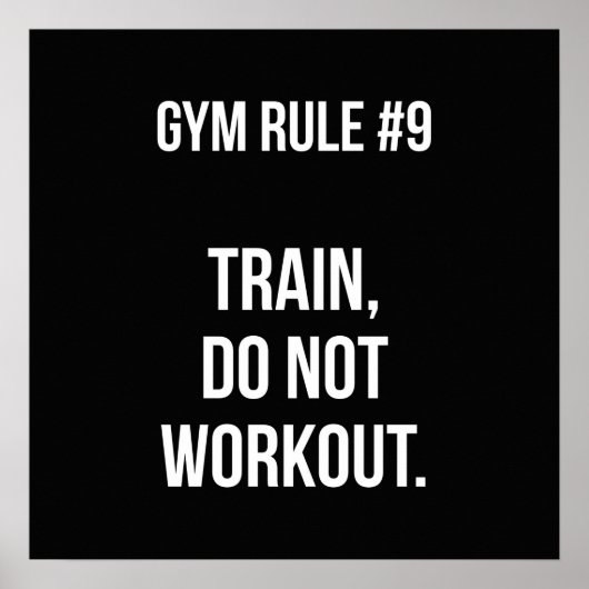 Poster Motivation de l'entraînement (Devant)