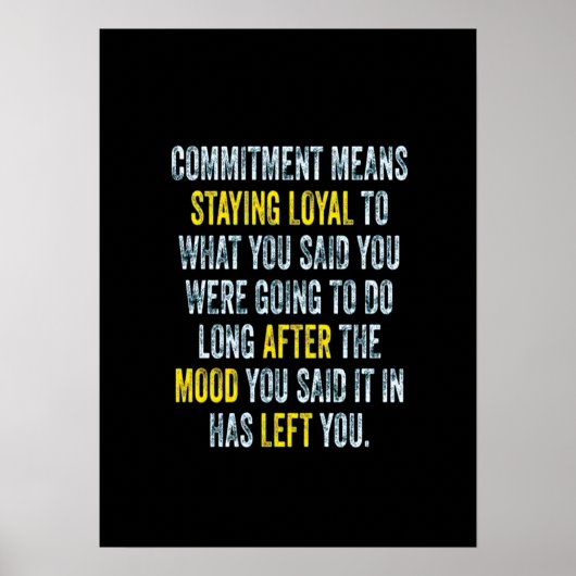 Poster Motivation de l'entraînement (Devant)