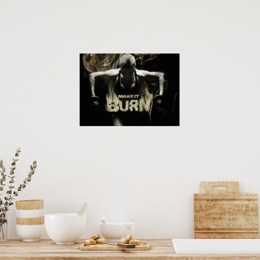 Poster Motivation de l'entraînement (Cuisine)