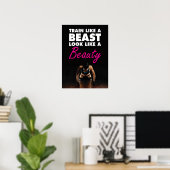 Poster Motivation de l'entraînement (Bureau à domicile)