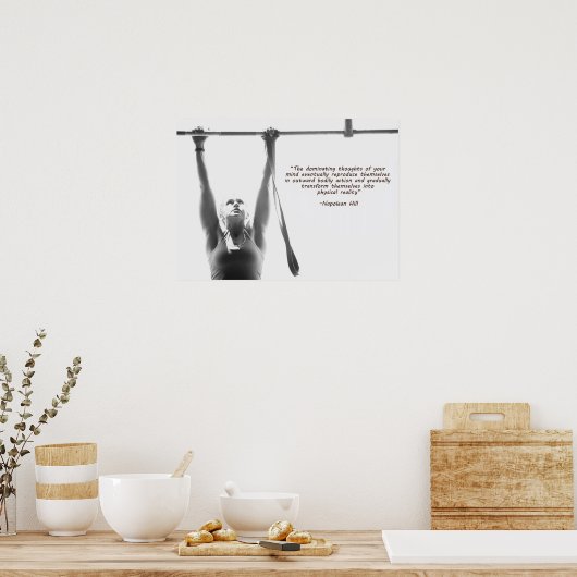 Poster Motivation de l'entraînement (Cuisine)