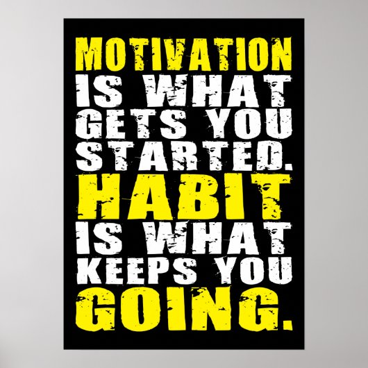 Poster Motivation de l'entraînement (Devant)