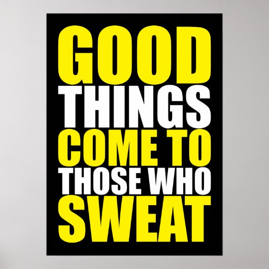 Poster Motivation de l'entraînement (Devant)