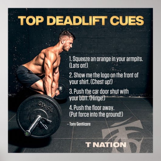 Poster Motivation de l'entraînement (Devant)
