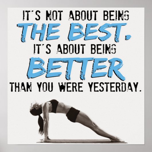 Poster Motivation de l'entraînement (Devant)