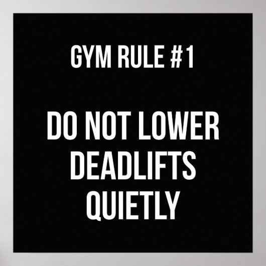 Poster Motivation de l'entraînement (Devant)