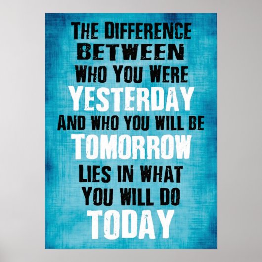 Poster Motivation de l'entraînement (Devant)