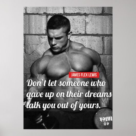 Poster Motivation de l'entraînement (Devant)