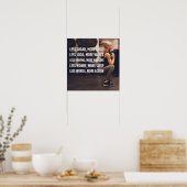 Poster Motivation de l'entraînement (Cuisine)