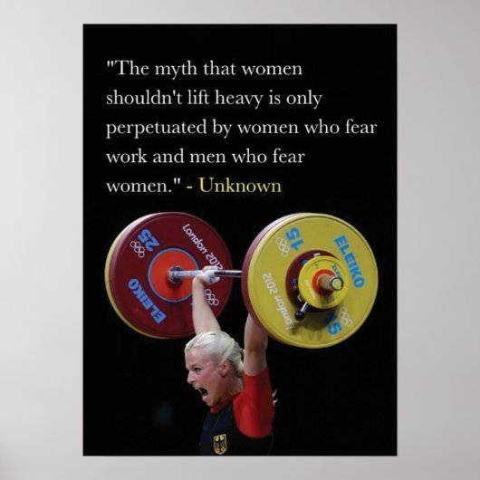 Poster Motivation de l'entraînement (Devant)