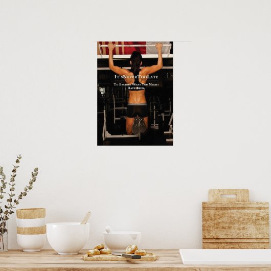 Poster Motivation de l'entraînement (Cuisine)