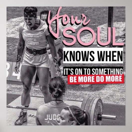 Poster Motivation de l'entraînement (Devant)