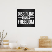 Poster Motivation de l'entraînement de gym (Cuisine)