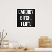 Poster Motivation de l'entraînement de gym (Cuisine)
