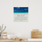 Poster Motivation de perte de poids : Prêt pour la plage (Cuisine)