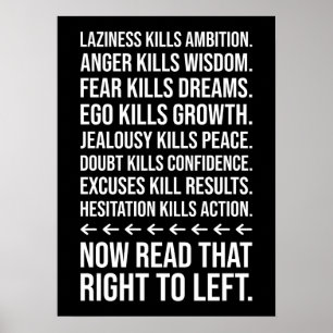 Poster Motivation De Succès, Gymnase, Hustle, Grind Inspi