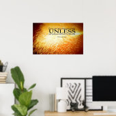 Poster Motivation de travail dur Imprimer (Bureau à domicile)