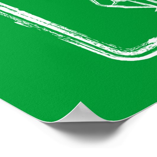 Poster Motivation des compétences en football peint (Coin)