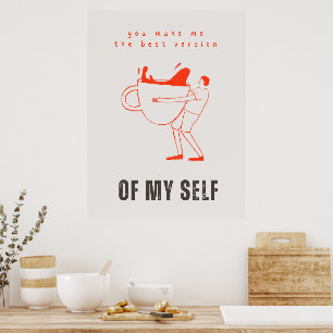Poster Motivation du café