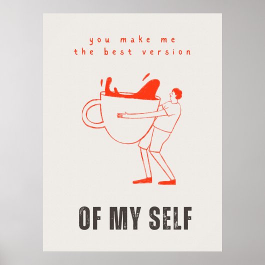 Poster Motivation du café (Devant)