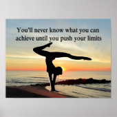 POSTER MOTIVATION DU GYMNAST (Devant)