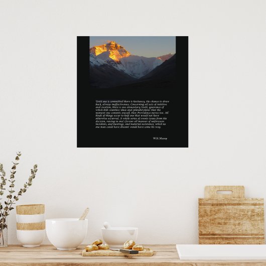 Poster Motivation du mont Everest (Cuisine)