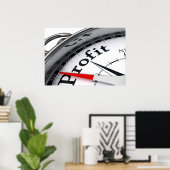 Poster Motivation du profit (Bureau à domicile)