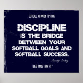 Poster Motivation du softball 006 (Devant)