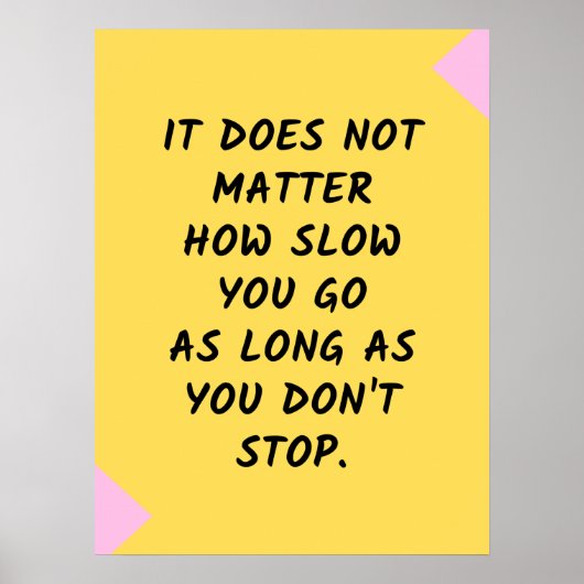 Poster Motivation du succès / Citation inspirante (Devant)