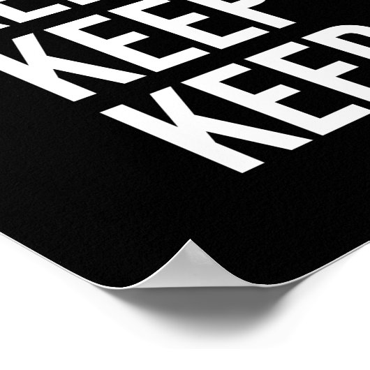 Poster Motivation du succès - Soyez Fiers, Mais Jamais Sa (Coin)