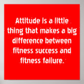 Poster Motivation fitness (Devant)