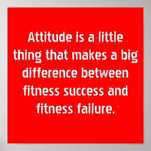 Poster Motivation fitness (Devant)