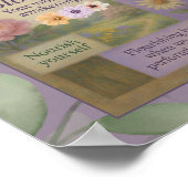 Poster Motivation florale (Coin)