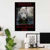 Poster Motivation Focus (Bureau à domicile)