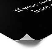 Poster Motivation Leadership Wolf Blue Night Fullmoon (Coin)