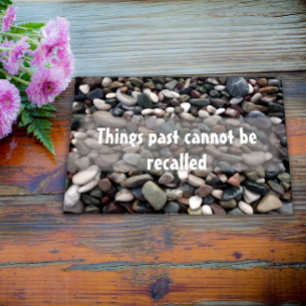 Poster Motivation Les objets passés ne peuvent pas être r