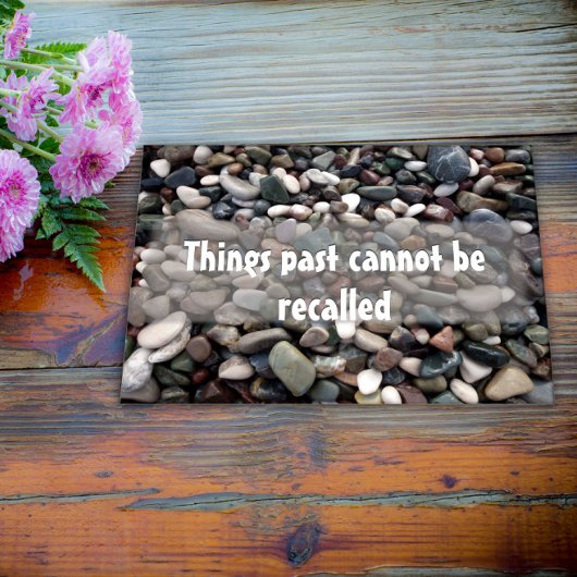 Poster Motivation Les objets passés ne peuvent pas être r